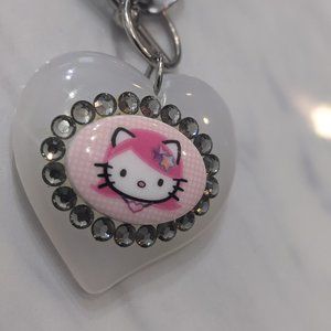 Tarina Tarantino pink head necklace